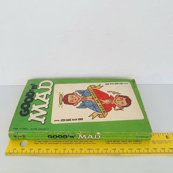 1969 Mad Magazine Good 'N' Mad Comic Paperback Book Joker Signet First Printing - Picture 11 of 13